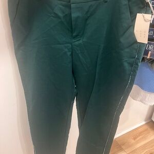 #203 A New Day slim ankle pants sz 14 r Midrise NWT Target green